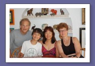 Casa de Schorow at table